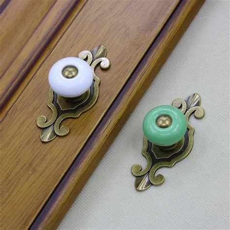 Ceramic and Metal Cabinet Knobs 